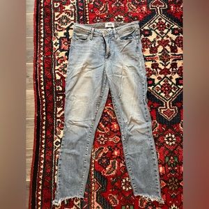 Paige denim frayed ankle jeans